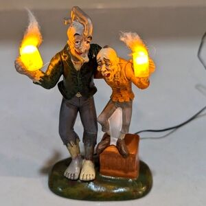 Department 56 Halloween figurine.  Takes 2 C batteries. No flaws